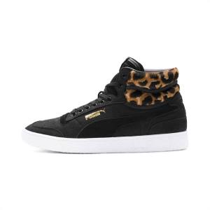 Puma Ralph Sampson Mid Wild Men's Sneakers Black / White | PM960EPG