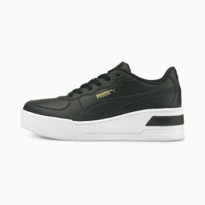 Puma Skye Wedge Women's Sneakers Black | PM175OWG