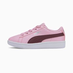 Puma Vikky v2 Glitz 2 AC Girls' Sneakers Pink / Red / Silver | PM543NYT